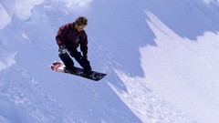 Snowboarding air