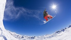 Snowboarding Alps