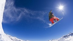 Snowboarding Alps