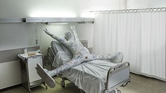 Snowboarding hospital creativity injury