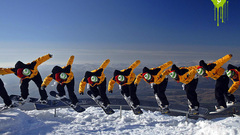 Snowboarding snowboard