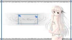 Snowflakes Anime blush anime girls yosuga no sora kasugano sora 