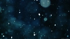Snowflakes blue dark abstract backgrounds bokeh blurred