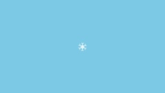 Snowflakes minimalistic artwork