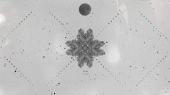 Snowflakes patterns abstract monochrome dots artwork