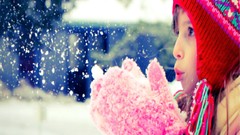 Snowflakes snow winter children