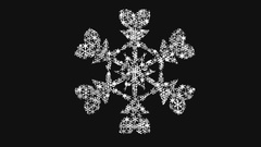 Snowflakes snow winter cold