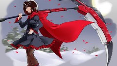 Snowflakes Trees snow winter night moon weapons cross 