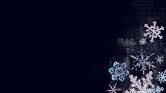 Snowflakes winter artwork Art