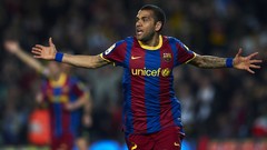 Soccer FC Barcelona Dani Alves