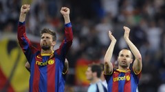 Soccer FC Barcelona Gerard Piqué Andrés Iniesta