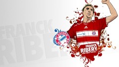 Soccer vectors Franck Ribery