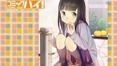 Socks long hair anime girls black hair black eyes