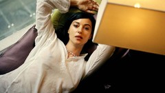 Sofa woman Monica Bellucci Actress brunettes Italian