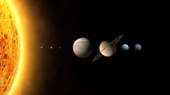Solar system outer space