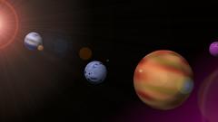 Solar system planets Space
