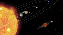 Solar system planets Space