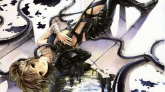 Soldier anime girls original characters scans bored