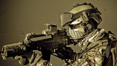 soldier German Army weapon G36K Bundeswehr military