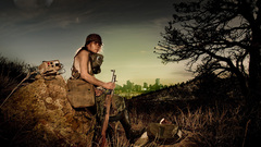 Soldier girl Arms weapons