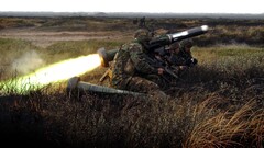 soldier military camouflage shooting Men rocket gun outdoors