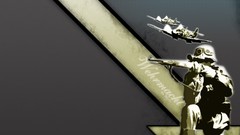 Soldiers Aircraft text digital