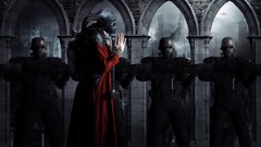 Soldiers apocalyptic gas masks