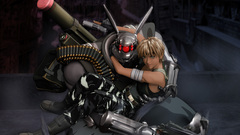 Soldiers appleseed Robots android