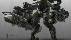 Soldiers armored suit