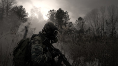 Soldiers Army gas masks