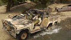 Soldiers Army Land Rover