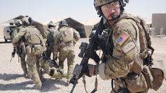 Soldiers Army m4 training