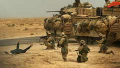 Soldiers Army military tanks