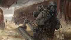 Soldiers artwork futuristic