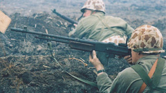 Soldiers bar World War