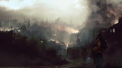 Soldiers chaos destruction gas