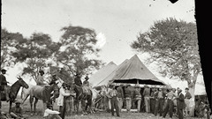 Soldiers filling can youg