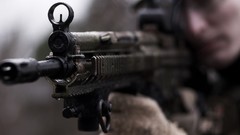 Soldiers Guns Army weapons