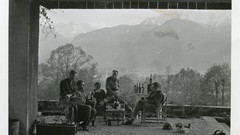 Soldiers historic World War II old photography