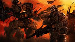 Soldiers mecha artwork