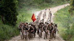 Soldiers military paths training USMC