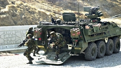 Soldiers military Stryker ICV