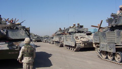 Soldiers military tanks