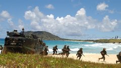 Soldiers military tanks Beaches