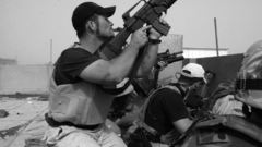 Soldiers monochrome greyscale