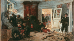 Soldiers paintings War artwork