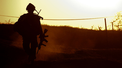 Soldiers silhouettes