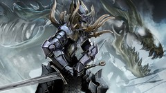 Soldiers skulls Dragons weapons