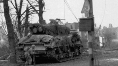 Soldiers tanks World War