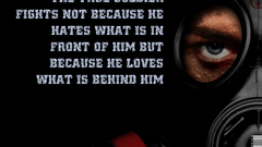 Soldiers text gas masks